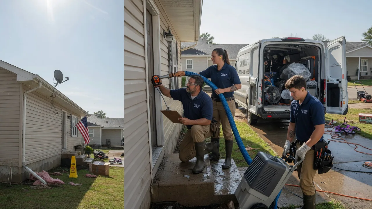 Ceiling Water Damage Restoration in Leakesville, MS near me